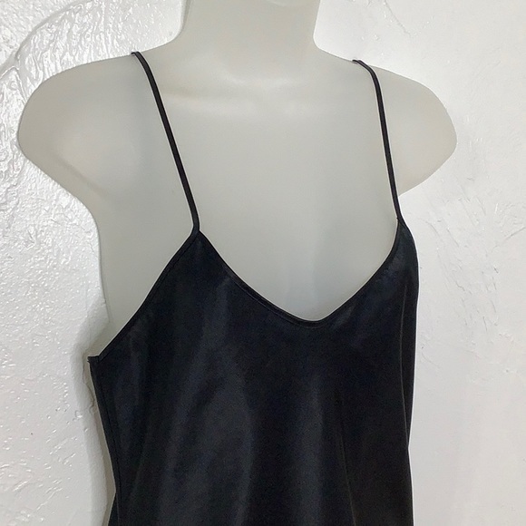 Vintage Victoria’s Secret gold label black satin babydoll nightgown size XS EUC - Picture 2 of 7